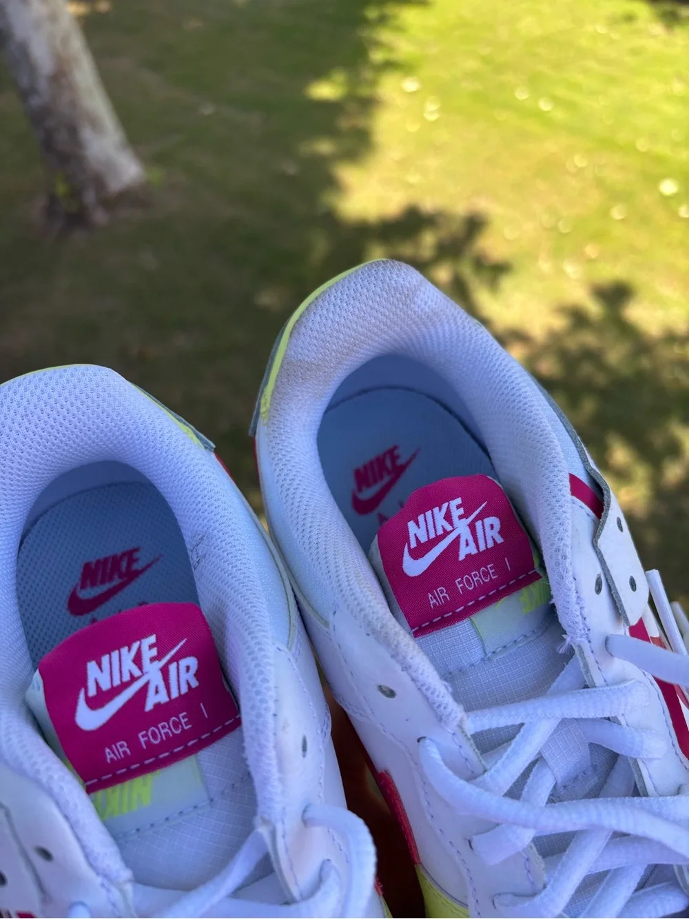Nike Air Force 1 Shadow 'White Multi' Women's Size 8 (6.5Y) Sneakers FQ8885-100